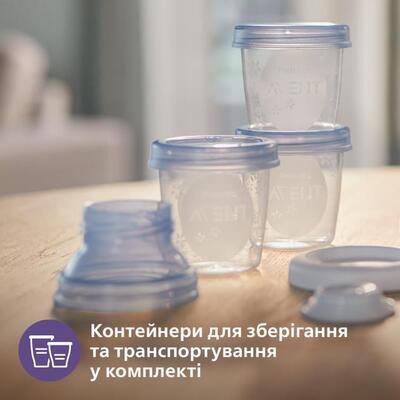 Молокоотсос Philips Avent SCF430/16 ручной с набором для хранения молока