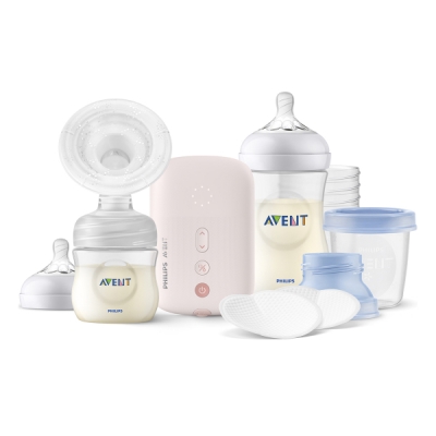 Набор для грудного вскармливания Philips Avent SCD395/21 Молокоотсос электрический + аксессуары