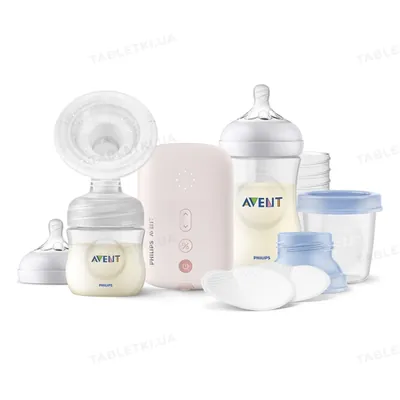 Набір для грудного вигодовування Philips Avent SCD395/21 Молоковідсмоктувач електричний + аксесуари