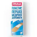 Пластир першої медичної допомоги Pinna на тканній основі 72 мм х 19 мм, 10 штук