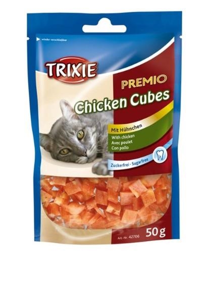 Лакомство для кошек Trixie 42706 Premio Chicken Cubes куриные кубики, 50 г