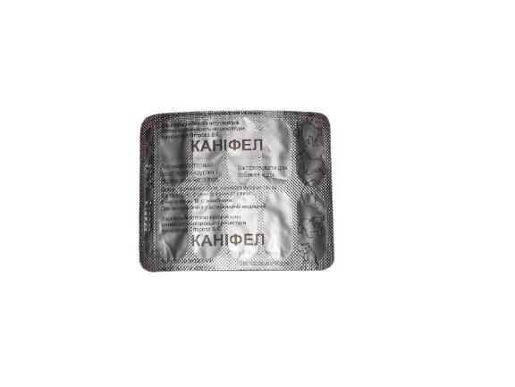 Канифел (ДЛЯ ЖИВОТНЫХ) антигельминтик, 10 таблеток