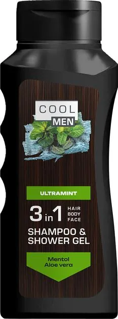 Гель-шампунь Cool Men Ultramint 3-в-1, 400 мл