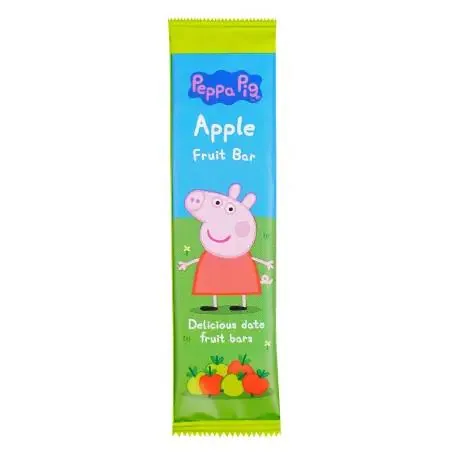 Батончик Castus Peppa Pig Свинка Пеппа на фініковій основі зі смаком яблука, 20 г