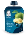 Пюре фруктове Gerber Яблуко, чорниця, банан, 90 г