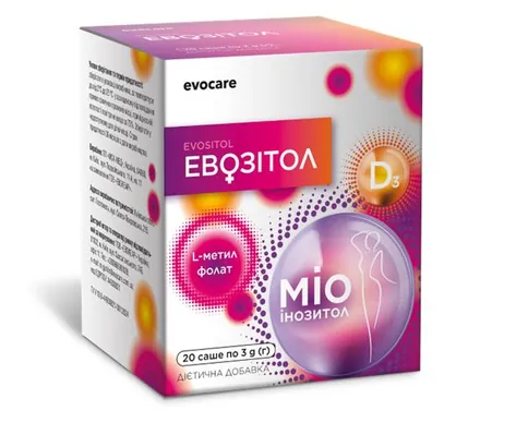 Евозітол порошок по 3 г №20 у саше