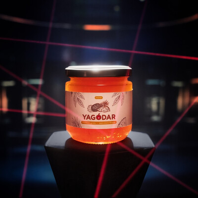 Набор джемов Yagodar ананас с низким содержанием сахара, 4 шт х 210 г