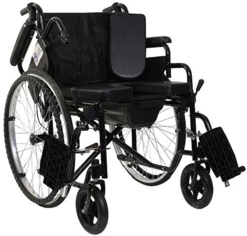 Коляска инвалидная Karadeniz Medical G120 с санитарным оснащением, без двигателя