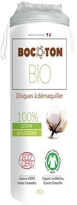 Ватные диски Bocoton Bio круглые, 80 штук