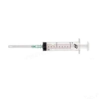 Шприц 10 мл МР MedPlast одноразовий трикомпонентний з голкою 21G (0,8 х 38 мм), 1 штука