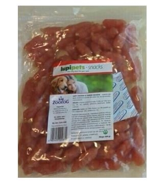 Лакомство для собак LupiPets сосиски с курицей