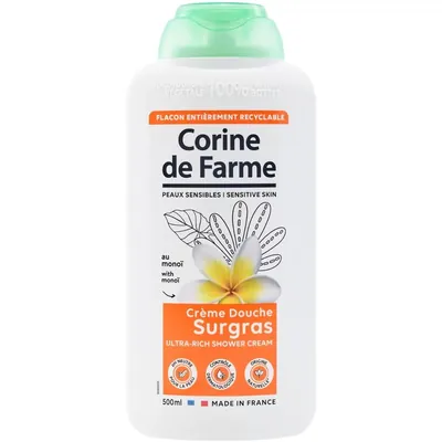Гель-крем для душу Corine De Farme Monoi Tahiti живильний, 500 мл