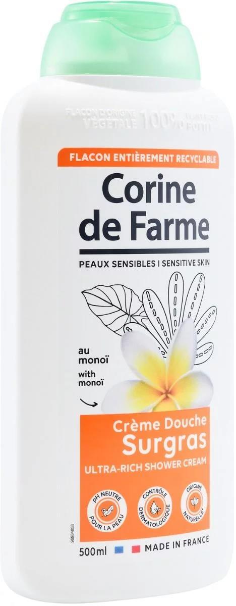 Гель-крем для душу Corine De Farme Monoi Tahiti живильний, 500 мл