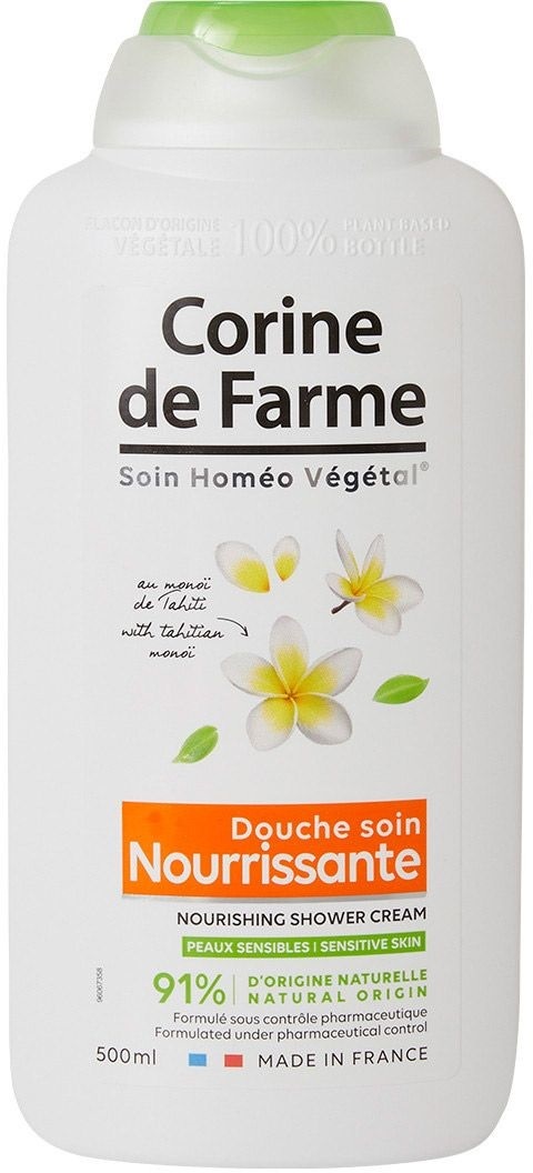 Гель-крем для душу Corine De Farme Monoi Tahiti живильний, 500 мл
