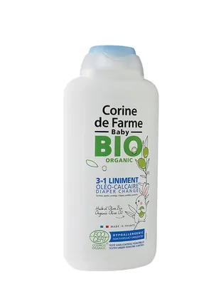 Олія під підгузник Corine De Farme Bio Organic Baby 3 в 1 з листям оливи, 500 мл