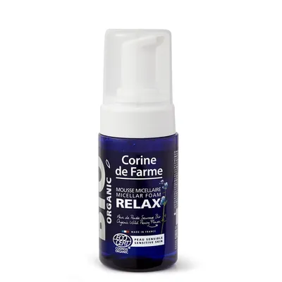 Пінка для обличчя Corine De Farme Bio Organic Relax Фіалка очищувальна, 100 мл