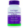 Корица Биотин Хром Natrol Cinnamon Biotin Chromium, 60 таблеток
