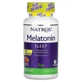 Мелатонін Natrol Melatonin Fast Dissolve 1 мг, смак полуниці, 90 таблеток
