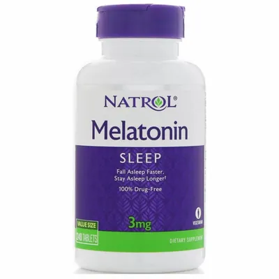 Мелатонін Natrol Melatonin 3 мг, 240 таблеток