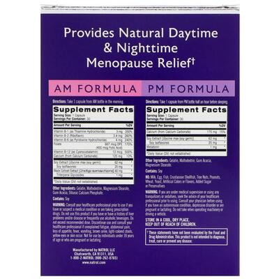 Комплекс при менопаузе Natrol Complete Balance for Menopause, 2 флакона по 30 капсул
