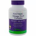Омега 3-6-9 Natrol Omega 3-6-9 Complex с лимонным вкусом, 1200 мг, 90 капсул