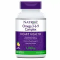 Омега 3-6-9 Natrol Omega 3-6-9 Complex з лимонним смаком, 1200 мг, 60 капсул