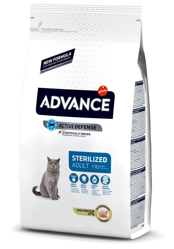 Корм сухий для стерилізованих котів Advance Cat Sterilized з індичкою, 400 г