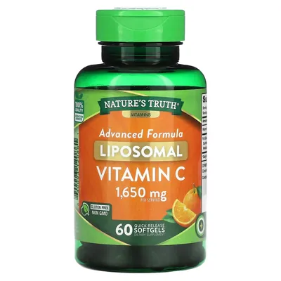 Вітамін С ліпосомальний Nature's Truth Liposomal Vitamin C, 60 капсул швидкого вивільнення