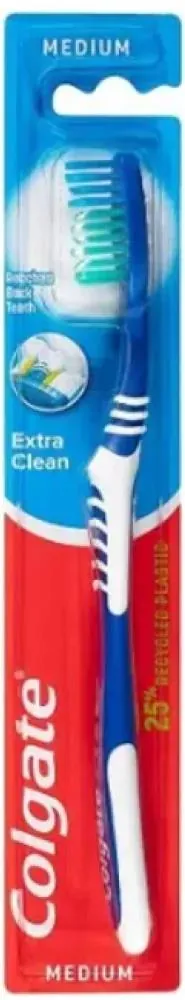 Зубна щітка Colgate Extra Clean, середньої жорсткості, 1 шт