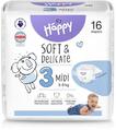 Подгузники Happy Bella Baby Midi, размер 3, 5-9 кг, 16 шт