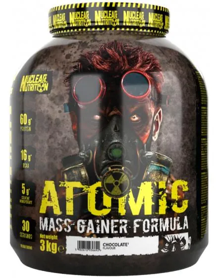 Гейнер Nuclear Nutrition Atomic Mass Gainer Formula баунті, 3 кг