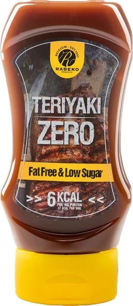 Соус Rabeko Sauce Zero Teriyaki низькокалорійний, без жирів, теріякі, 350 мл