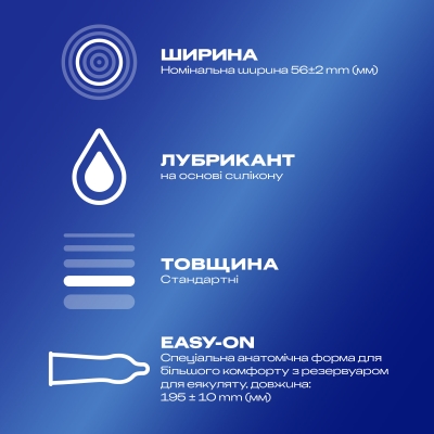 Презервативы латексные Durex Classic классические, 3 штуки