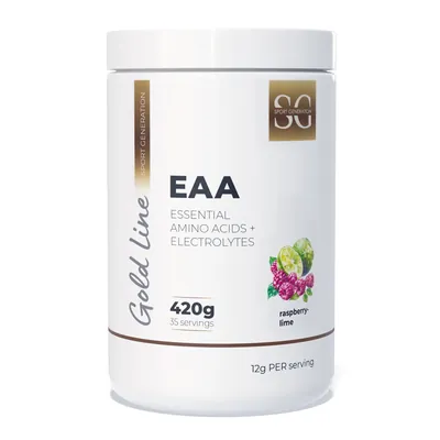 Амінокислоти та електроліти Sport Generation EAA + Electrolytes малина-лайм, 420 г