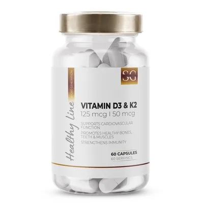 Вітамін Д3 та K2 Sport Generation Vitamin D3 & K2, 60 капсул