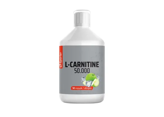 L-карнітин Sporter L-Carnitine 50.000 яблуко, 500 мл