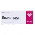 Еналаприл таблетки по 10 мг №20 (10х2)