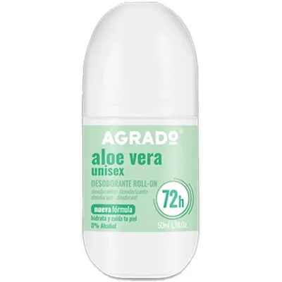 Дезодорант кульковий Agrado Aloe Vera Unisex 48h Алое Вера, 50 мл