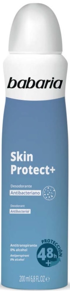 Дезодорант-антиперспирант спрей Babaria Skin Protect+ 48h антибактериальный, 200 мл