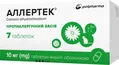 Аллертек таблетки, в/о по 10 мг №7 (7х1)