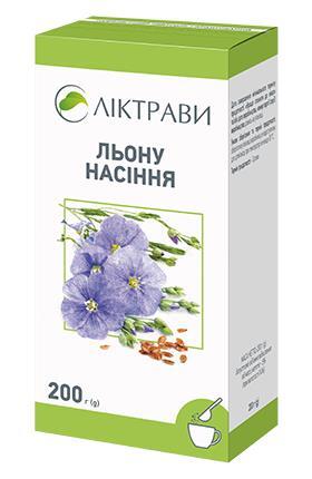 Льна семена по 200 г в пач. (БАД)