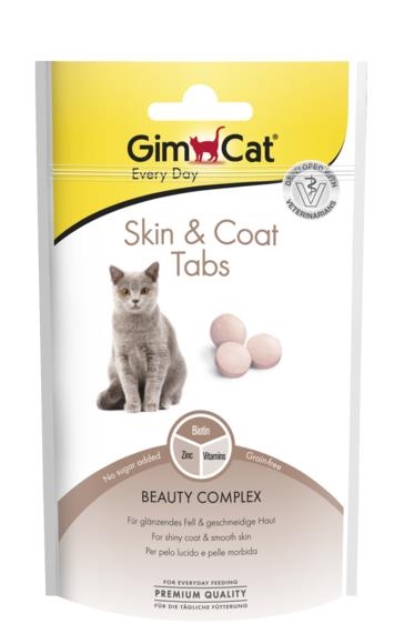 Витамины GimCat Every Day Skin&Coat для котов, 40 г