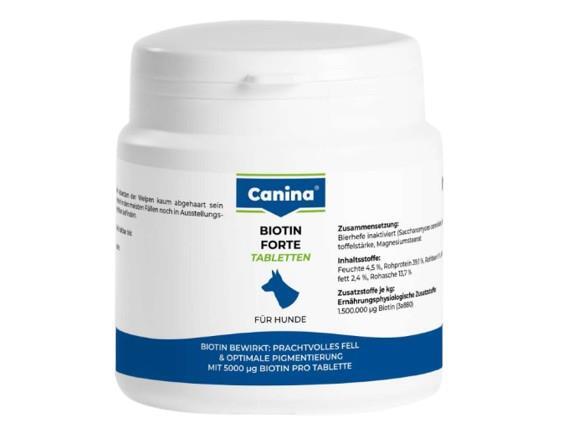 Витамины для собак Canina Biotin forte Интенсивный курс для шерсти, 100 г 30 таблеток
