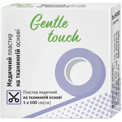 Пластырь медицинский Gentle touch на тканевой основе 1 см х 500 см, 1 штука