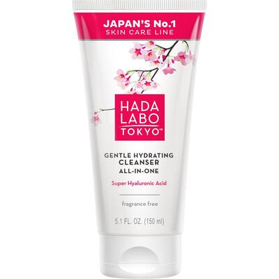 Средство для лица Hada Labo Tokyo White увлажняющее очищающее, 150 мл