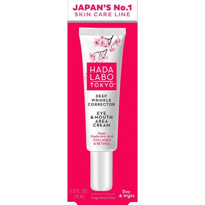 Крем для кожи вокруг глаз и рта Hada Labo Tokyo Red против морщин дневной, 15 мл