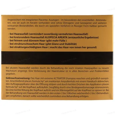 Набір для догляду за волоссям Placen Formula Activator ампули 6 х 10 мл + шампунь 100 мл