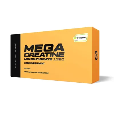 Креатин Scitec Nutrition Mega Creatine Monohydrate 1320, 120 капсул