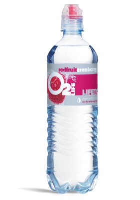 Вода O2Life Red Fruit Cranberry, 750 мл