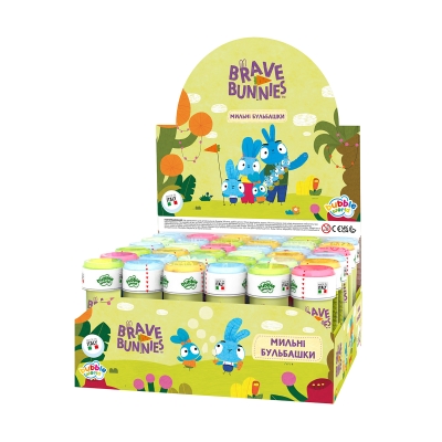 Мильні бульбашки Dulcop Brave Bunnies, 60 мл